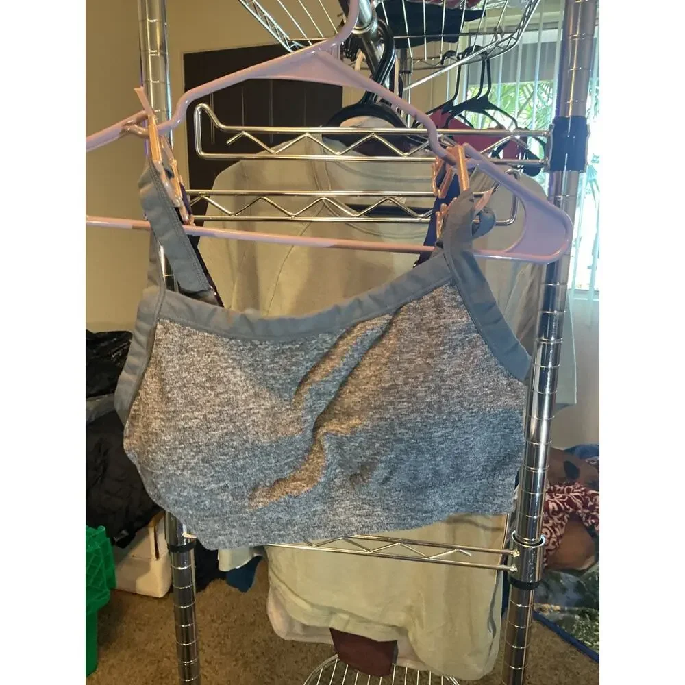 Icy Hot Lingerie Seamless Comfort Bra Lot 2 Medium NWT Blue/Gray (3-Pack Partial